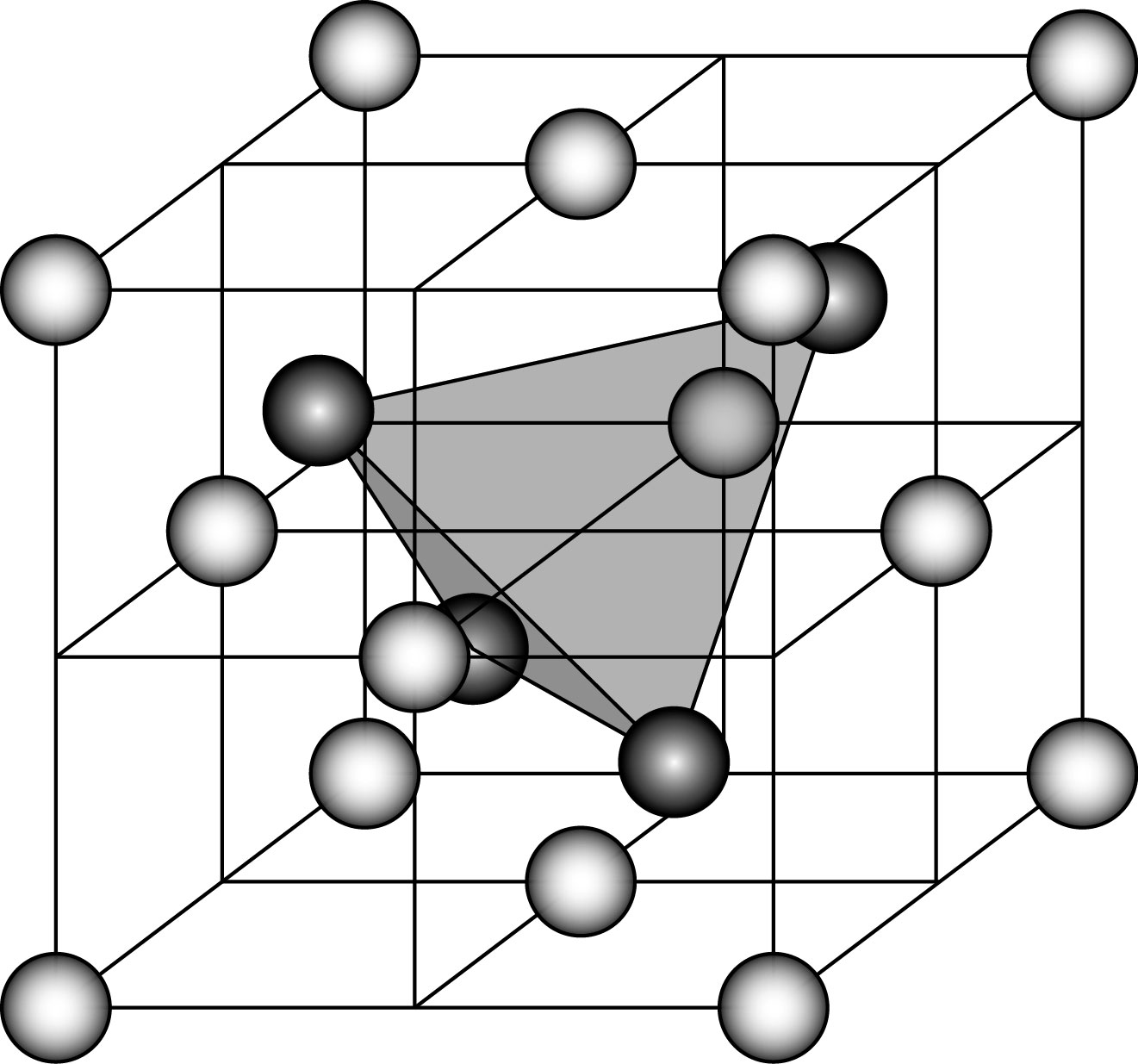 Kristallstruktur Graphit Diamant